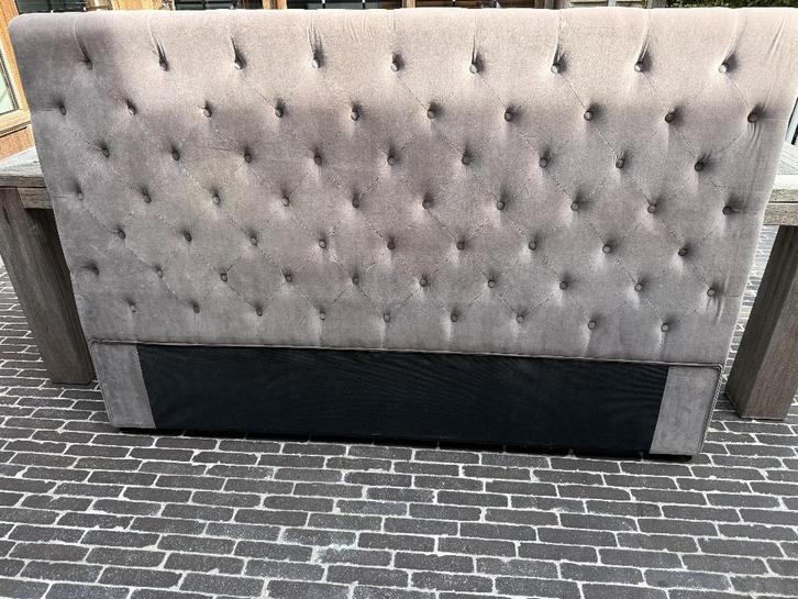 Hoofdbord bed, Huis en Inrichting, Slaapkamer | Bedden, Zo goed als nieuw, Tweepersoons, 180 cm, Stof, Overige kleuren, Ophalen