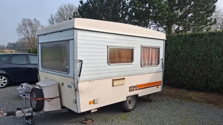 Esterel plooicaravan 1978, Caravanes & Camping, Caravanes, Particulier, jusqu'à 3, jusqu'à 500 kg, Esterel, Enlèvement