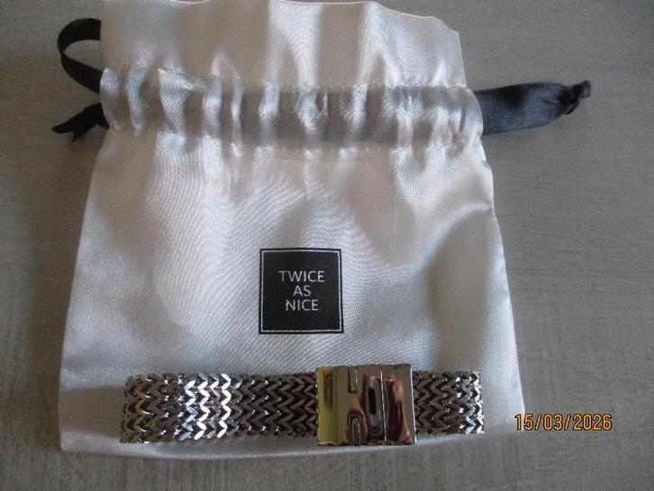 bracelet en maille d'acier, Bijoux, Sacs & Beauté, Bracelets, Neuf, Acier, Enlèvement ou Envoi