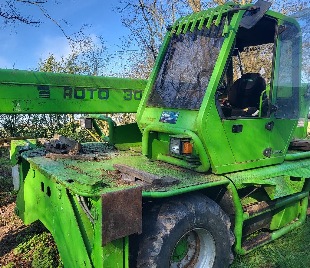 Verreiker Merlo Roto 30.16 EV, Ophalen