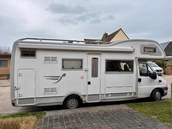 ARCA M715 GLT alkoof mobilhome (2004), Caravanes & Camping, Camping-cars, Particulier, jusqu'à 4, Alcôve, Fiat, Fiat, Diesel, Boîte manuelle