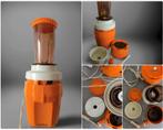 Moulinex Mini-Moulinette Orange Vintage Type 302 Années 70, Moins de 1 litre, Enlèvement ou Envoi, Utilisé, 1 vitesse