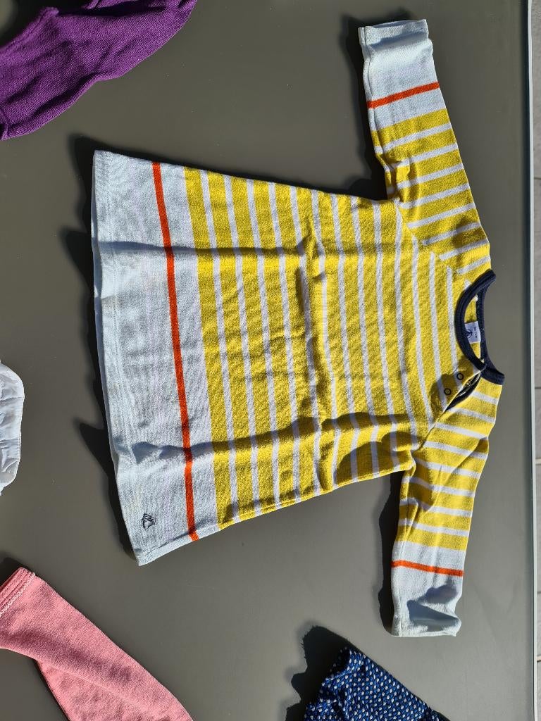 geel kleedje, jurk, Petit Bateau, 80-81, Kinderen en Baby's, Babykleding | Maat 80, Ophalen, Zo goed als nieuw