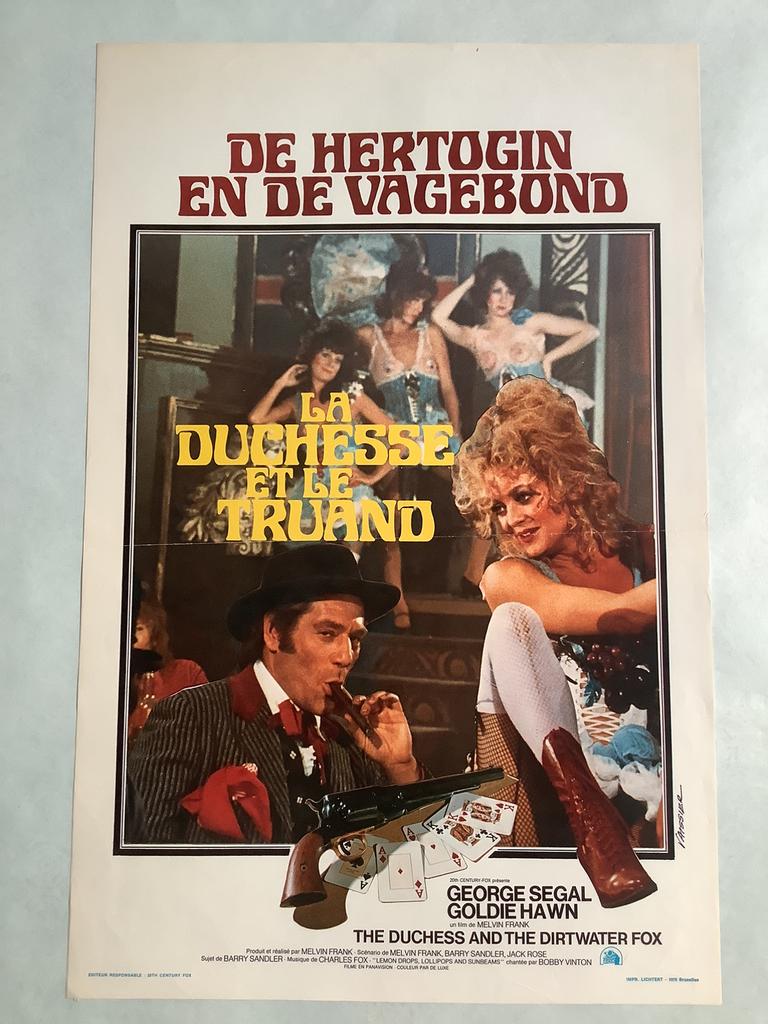 DUTCHES AND THE DIRTWATER FOX  filmposter  36-54 cm, Ophalen of Verzenden