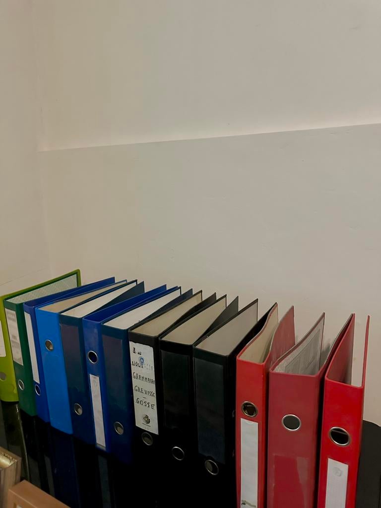 Set van 13 archiefkasten met hendel - Uitstekende staat, Diversen, Schrijfwaren, Ophalen of Verzenden, Zo goed als nieuw