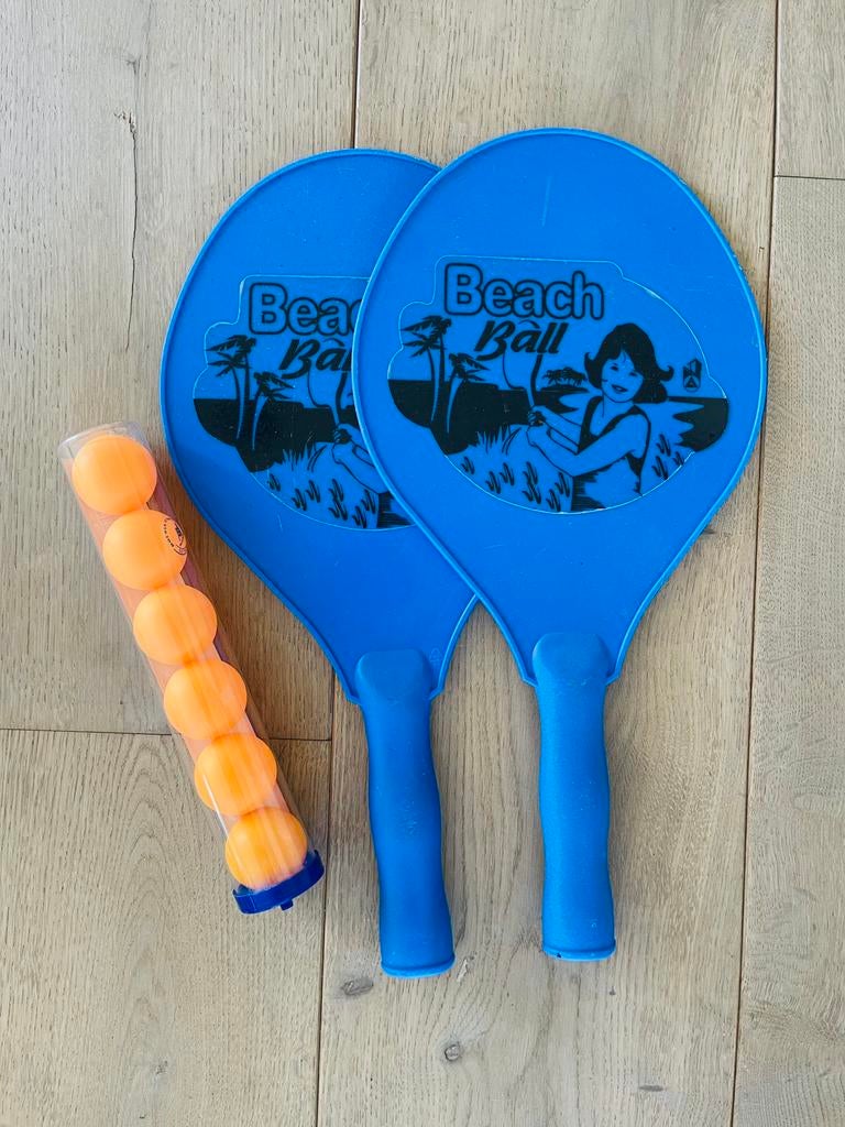 Beach ball, Tennisrackets voor kids en Baseballknuppel, Ophalen, Gebruikt