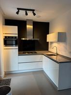 cuisine d'angle complet et soigné, sans poignée, DÉMONTÉ, Sans poignée, Enlèvement ou Envoi, Composite, Blanc