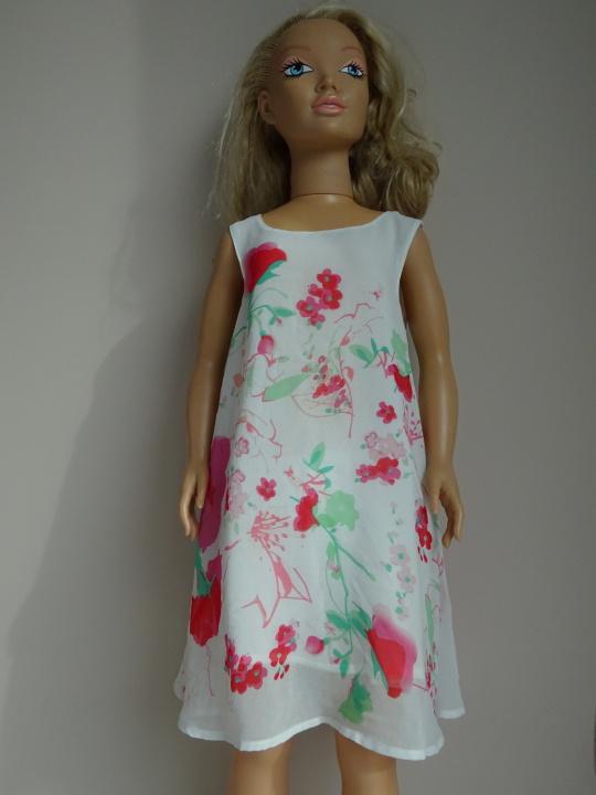 Gebloemd mouwloos jurkje maat 98 / 3 + 1 gratis, Enfants & Bébés, Vêtements enfant | Taille 98, Comme neuf, Fille, Robe ou Jupe