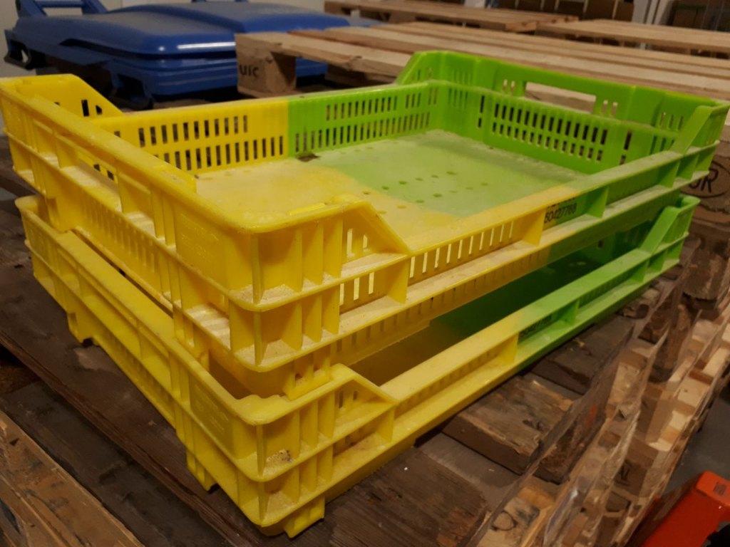 Stapelkrat, diepvriesbestendig, nestbaar, 600x400x140 mm, Bricolage & Construction, Casiers & Boîtes, Utilisé, Casier, 50 à 75 cm