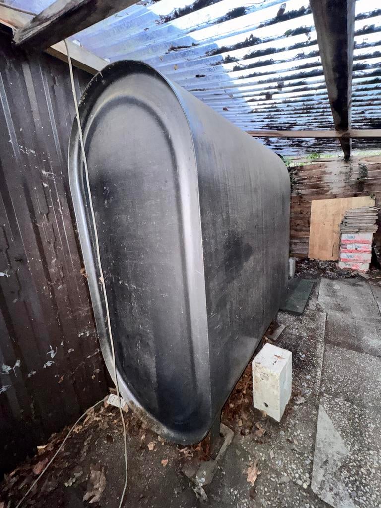 Mazouttank met elektrische pomp en vulpistool, Ophalen, Gebruikt