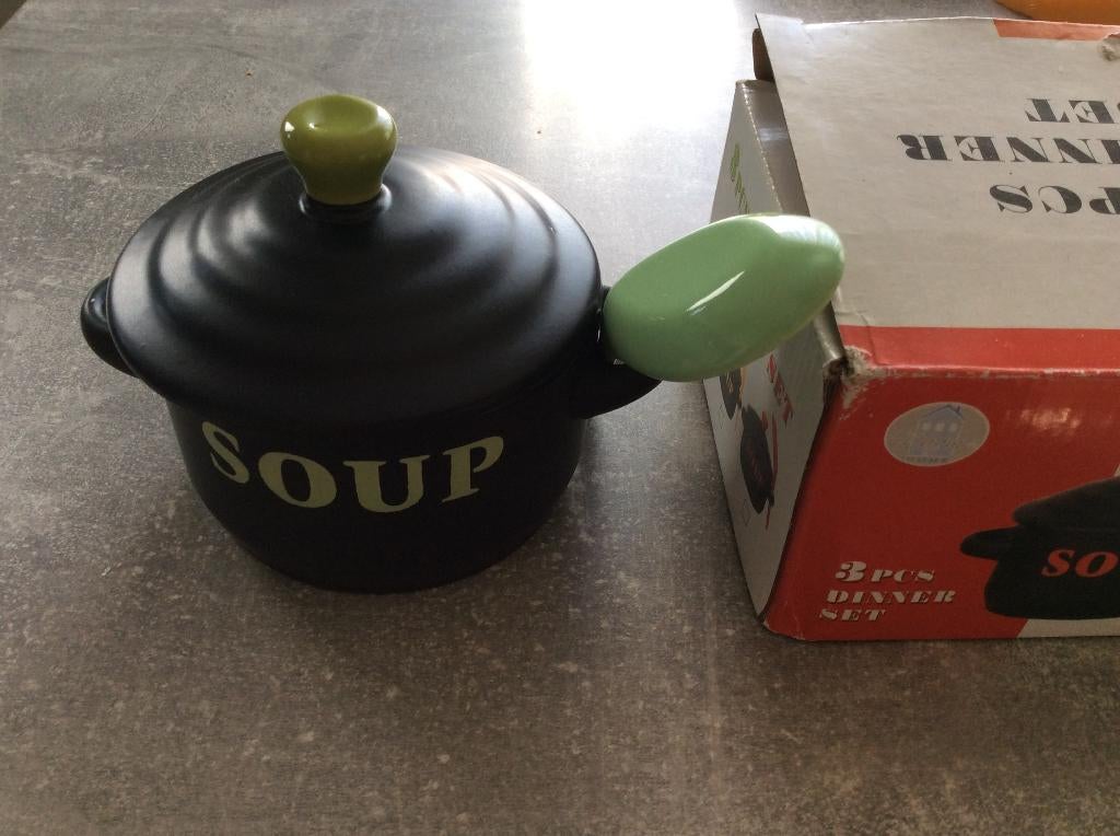 6 soepkommetjes, Ophalen, Nieuw