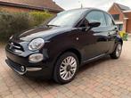 FIAT 500 CABRIO/34.000.KM/ZEER MOOIE STAAT, Auto's, Voorwielaandrijving, Electronic Stability Program (ESP), Leder en Stof, Zwart