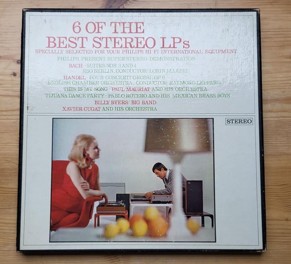 Coffret de démonstration stéréo Philips, Coffret, Enlèvement ou Envoi, 1960 - 1969, Comme neuf