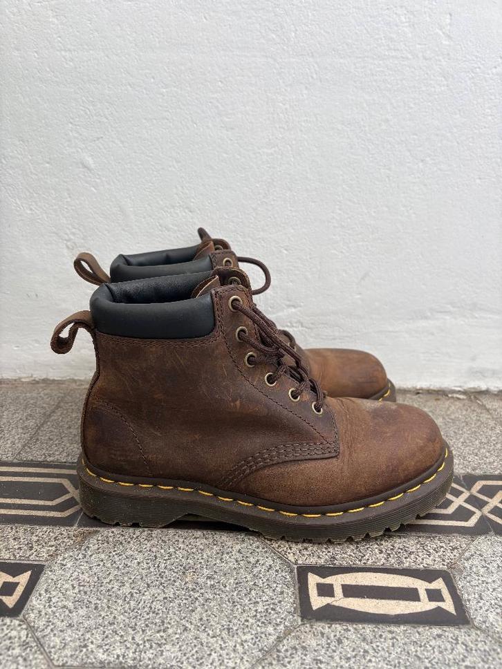 Dr Martens - 1460 LACE UP BOOTS SIZE 38, Kleding | Dames, Schoenen, Zo goed als nieuw, Lage of Enkellaarzen, Bruin, Ophalen of Verzenden