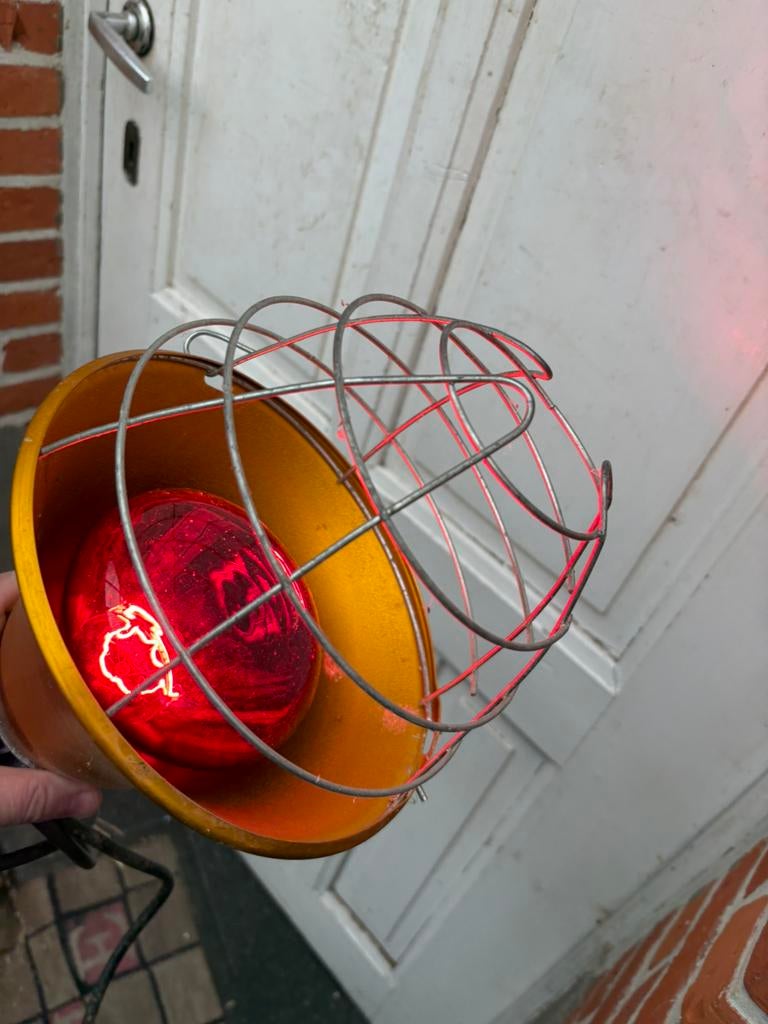 Warmtelamp, Dieren en Toebehoren, Ophalen, Zo goed als nieuw
