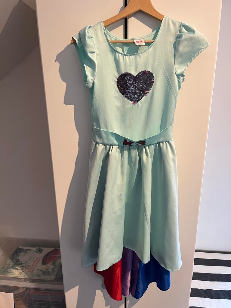 Drie mooie verkleedkleedjes K3, Kinderen en Baby's, Carnavalskleding en Verkleedspullen, Ophalen, Zo goed als nieuw