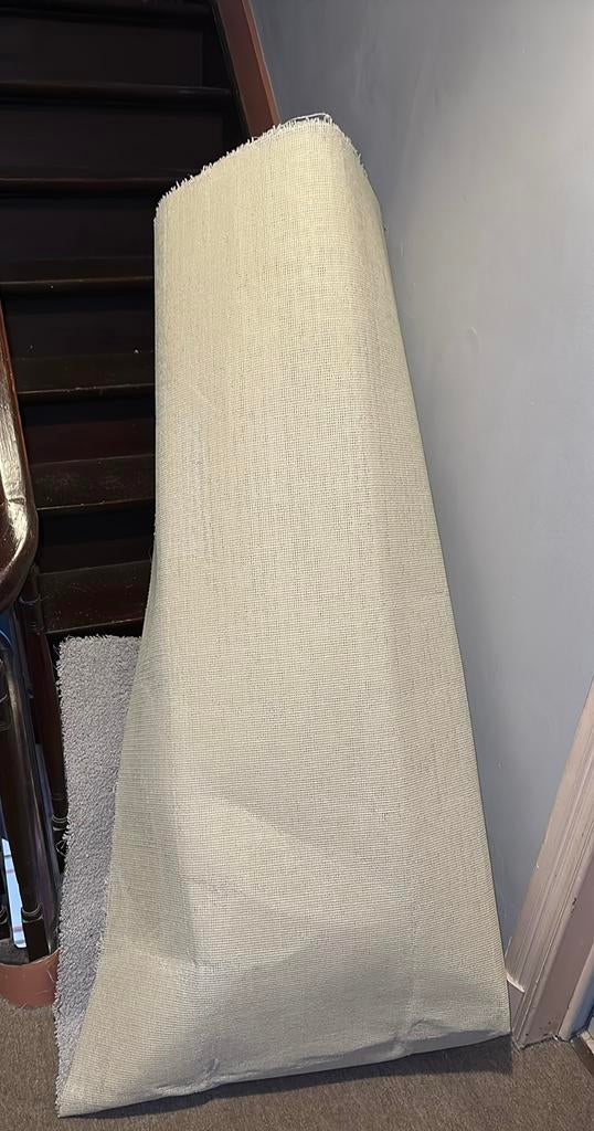 Grand tapis gris clair gratuit, Maison & Meubles, Enlèvement, Utilisé, Gris, Rectangulaire