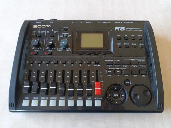 zoom R8, Muziek en Instrumenten, Mengpanelen, Gebruikt, 5 tot 10 kanalen, Microfooningang, Ophalen of Verzenden