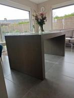 tafel B:90xL140+60= 200cm H: 75cm, Huis en Inrichting, Tafels | Eettafels, Ophalen, Gebruikt, Eikenhout, 50 tot 100 cm