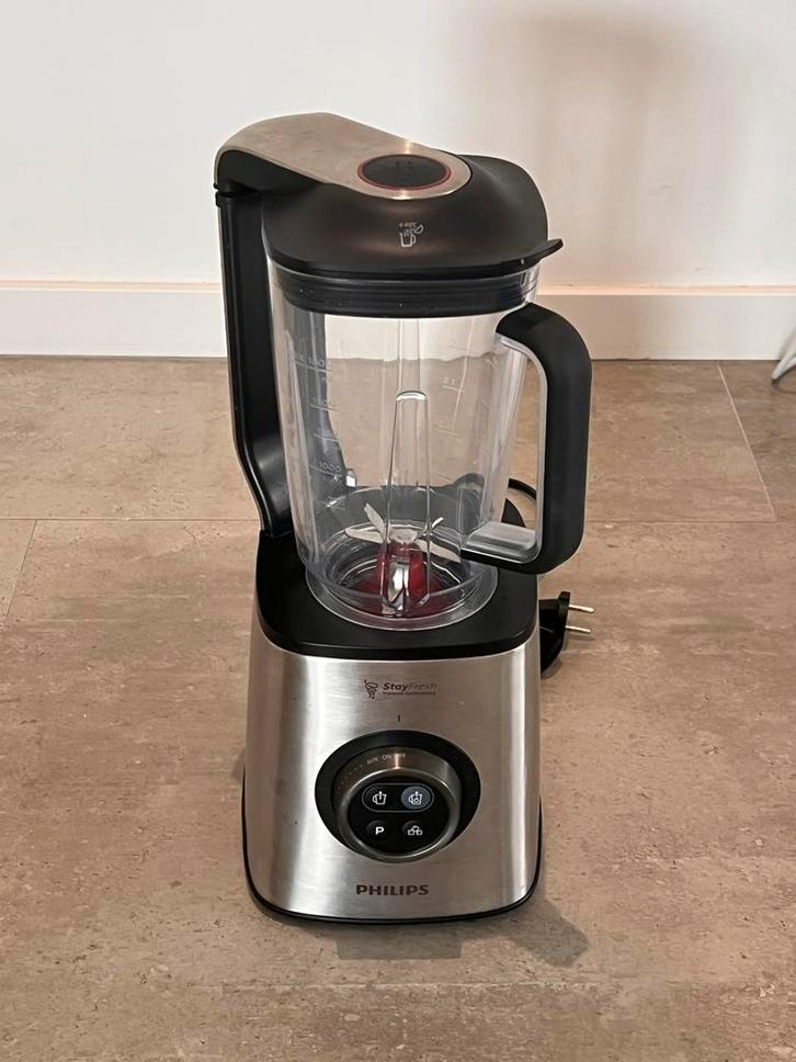 Philips vacuum blender, Elektronische apparatuur, Keukenmixers, Zo goed als nieuw, 1 tot 2 liter, Vaatwasserbestendig, Ophalen