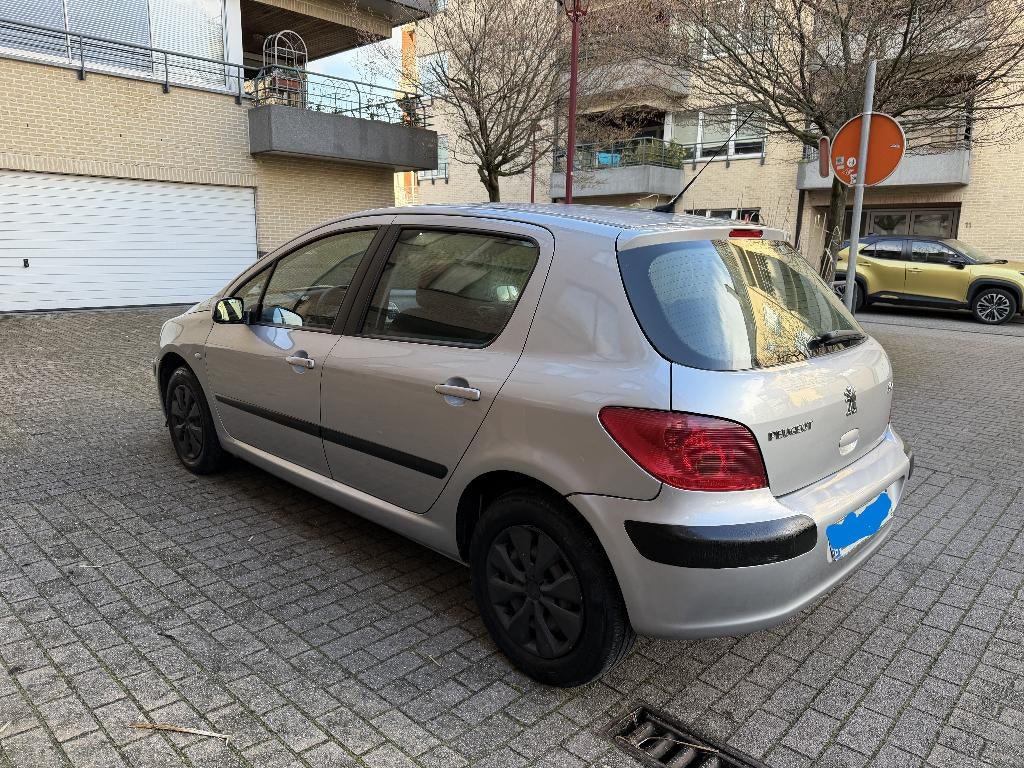 Peugeot 307 1.4 lage benzine km 108.000 km met airco, Auto's, Testrit aan huis, Bedrijf, Zilver of Grijs, Elektrische ramen