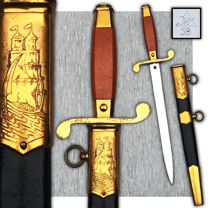 🚨Rare Dague soviétique Marine - Navu Russe ZIK 1958, Collections, Objets militaires | Général, Marine, Enlèvement ou Envoi