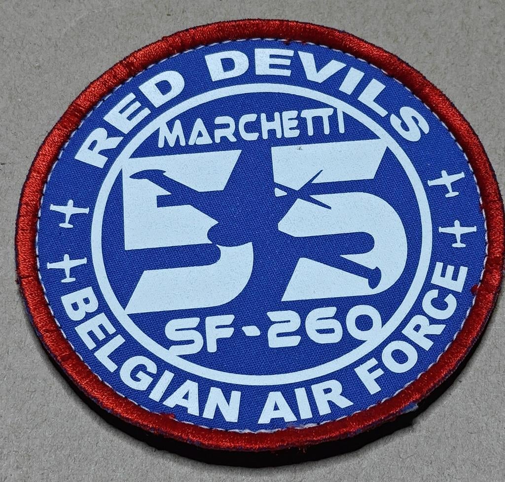 Red Devils Marchetti SF-260 55 Jaar, Ophalen of Verzenden, Luchtmacht, Embleem of Badge