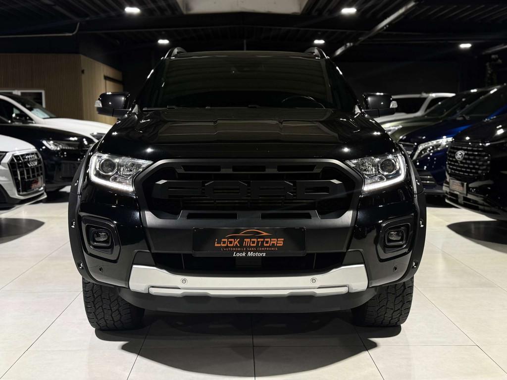 Ford Ranger 2.0 BiTURBO Wildtrak Bt-Auto 213cv DISTRO GPS FU, 4 deurs, Gebruikt, 4 cilinders, Zwart