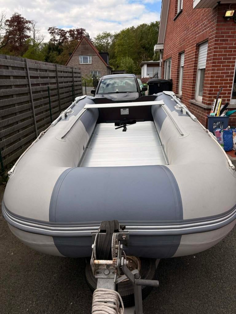 Zodiac gladiator, Watersport en Boten, Rubberboten, Zo goed als nieuw, Zodiac, Aluminium, Minder dan 70 pk, Benzine, Ophalen