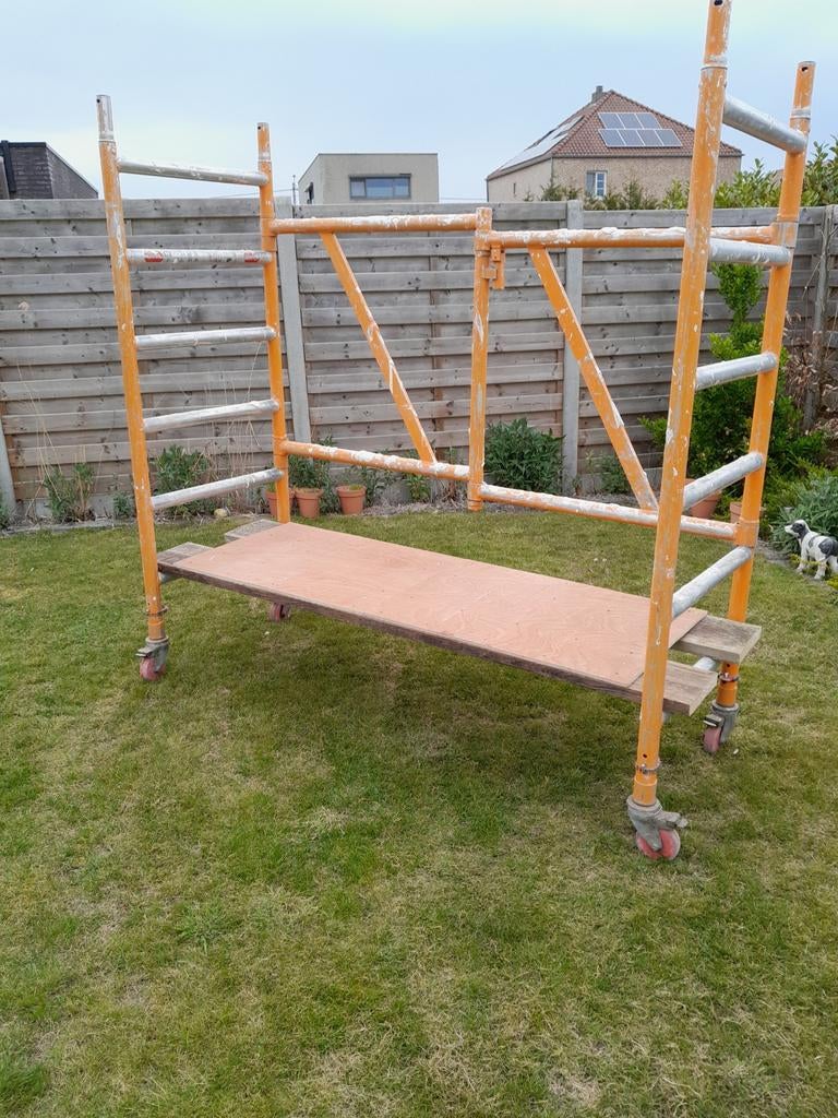 Altrex kamersteiger, Ophalen