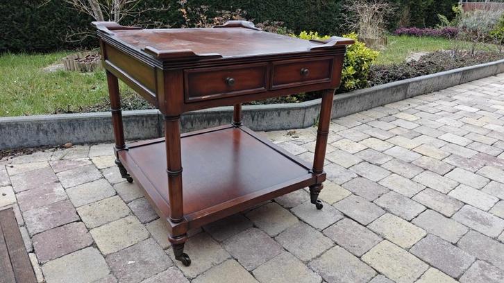 table de salon bois poli, Maison & Meubles, Tables | Tables de salon, Utilisé, 50 à 75 cm, 50 à 100 cm, 50 à 100 cm, Carré, Autres essences de bois