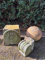 Tuinornament in steen/terracota(3 stuks), Ophalen