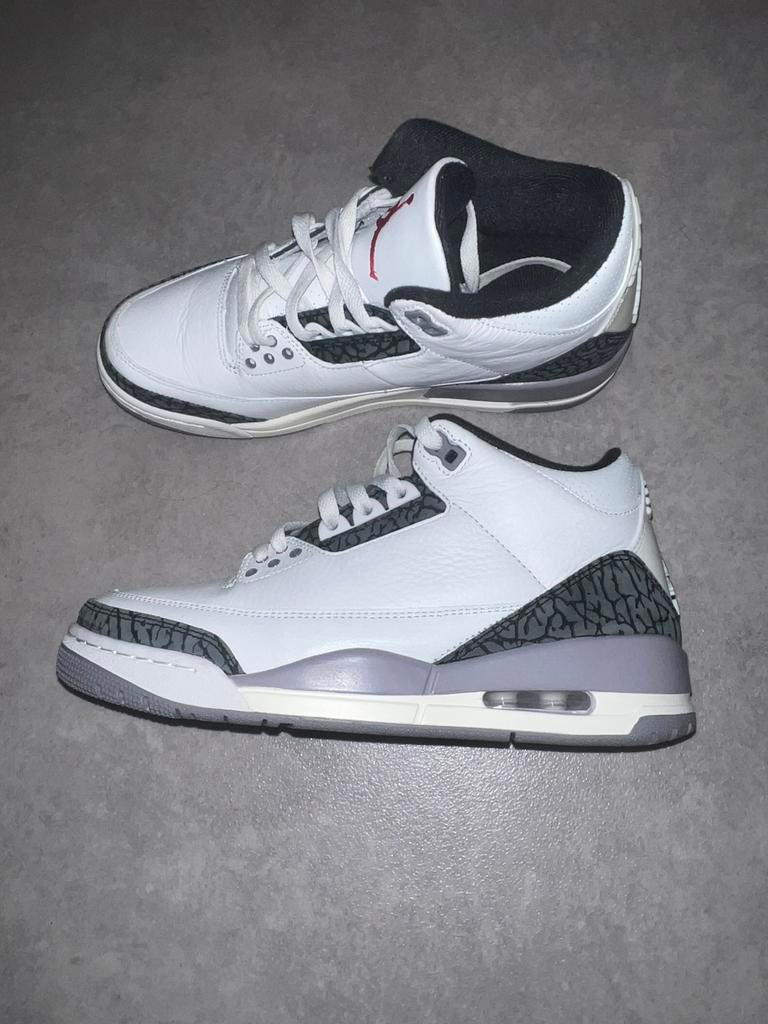 Nike Air Jordan 3 Retro Cementgrijs, Ophalen of Verzenden, Nieuw, Wit