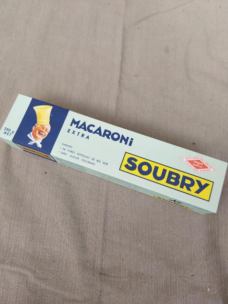 Soubry macaroni vintage, Verzamelen, Ophalen of Verzenden, Verpakking