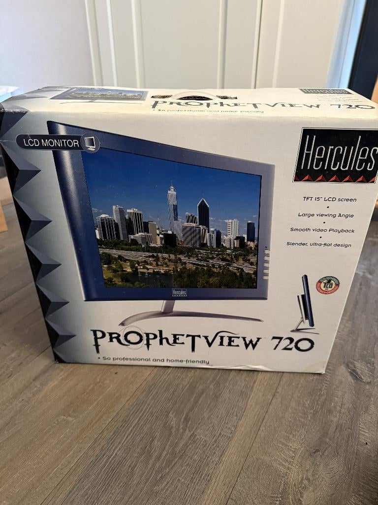 Hercules Prophetview 720 vintage TFT monitor, Informatique & Logiciels, Moniteurs, Autres types, Hercules, Autres résolutions