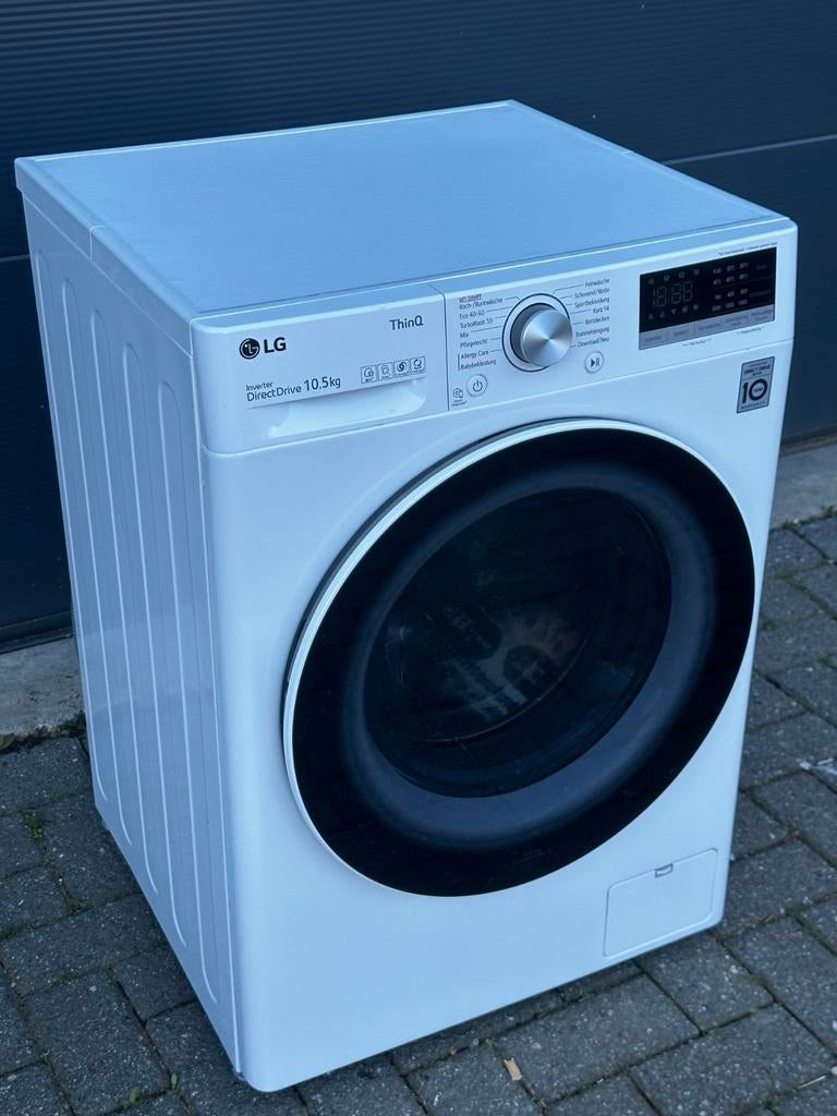 ZGAN LG 10.5KG Wasmachine A+++, Elektronische apparatuur, 1200 tot 1600 toeren, 10 kg of meer, Ophalen of Verzenden, Zo goed als nieuw