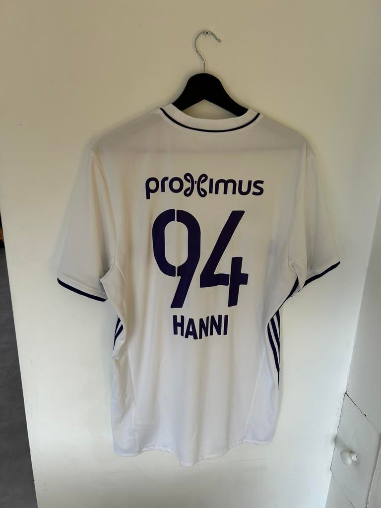 Anderlecht 2016/2017 Away L Sofiane Hanni 94, Verzamelen, Sportartikelen en Voetbal, Ophalen of Verzenden, Zo goed als nieuw, Shirt