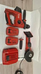 HILTI TE 4-A22 Perforateur
+ AG 125-A22 Meuleuse d'angle, Enlèvement