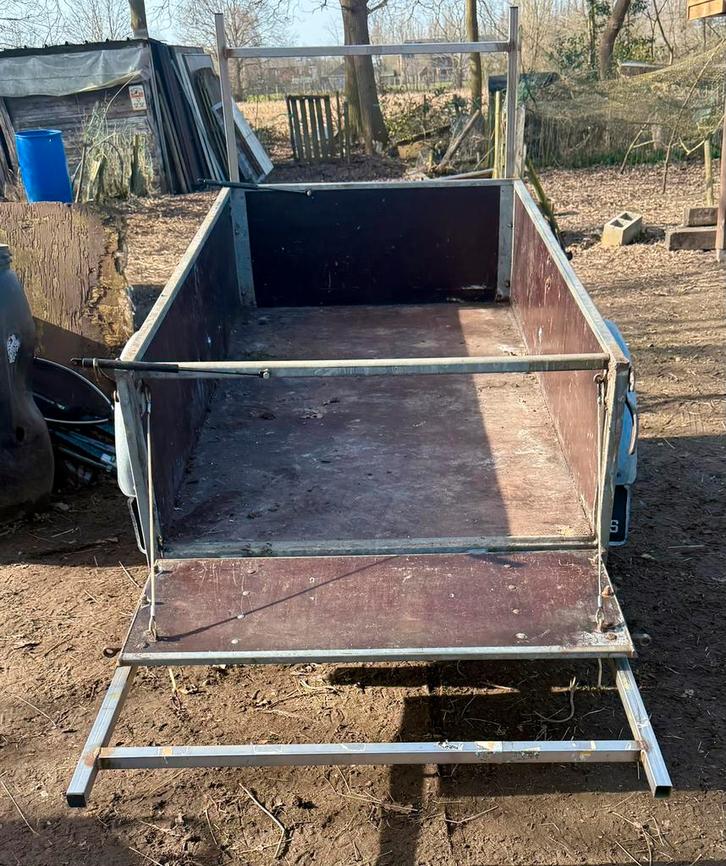 Saris (Geremde) Aanhanwagen (Bagagedrager)hydraulisch deksel, Auto diversen, Aanhangers en Bagagewagens, Gebruikt, Ophalen