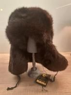 Russische  heren bontmuts jaren 80 vintage  maat 59, Kleding | Dames, Hoeden en Petten, Ophalen