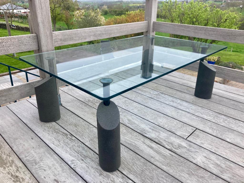 Table basse de salon, Maison & Meubles, Tables | Tables de salon, 100 à 150 cm, Moins de 50 cm, Verre, Enlèvement