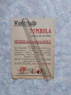 Vlaanderen Oorlog Winterhulp Voedselbedeling Kleding 1944, Verzamelen, Verzenden, Overige typen