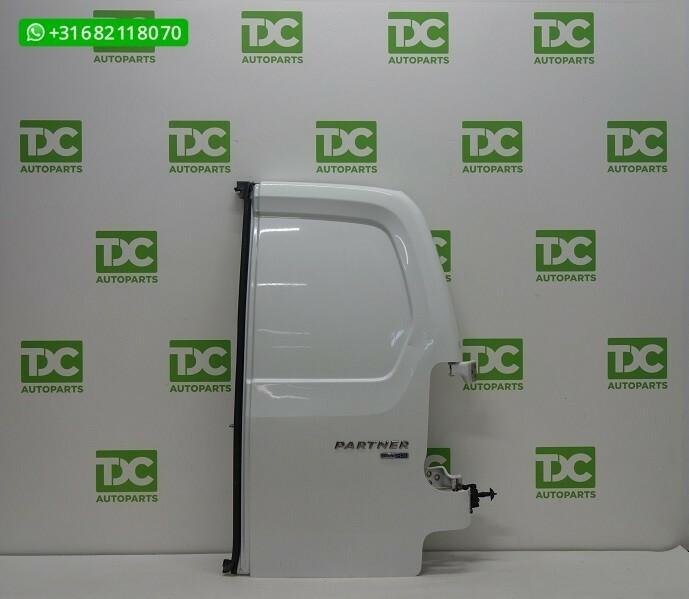 Peugeot Partner ('08-'18) Achterdeur rechts dicht wit, Auto-onderdelen, Carrosserie, Deur, Peugeot, Achter, Rechts, Gebruikt, Ophalen of Verzenden