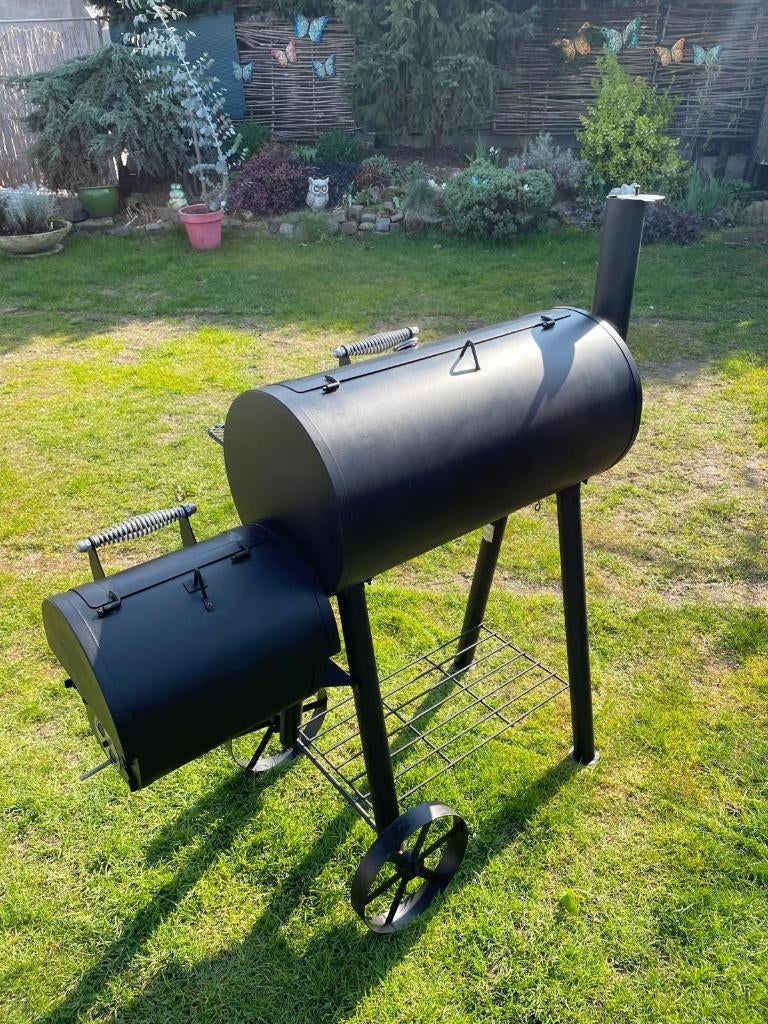 Houtskool barbegue smoker, Ophalen