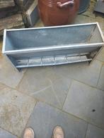 Voederbak   in  galvanizee, Animaux & Accessoires, Autres accessoires pour animaux, Enlèvement, Utilisé