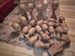 22 hoofden/displays met hoeden en/of frigoliethoeden., Handtassen en Accessoires, Overige Accessoires, Ophalen