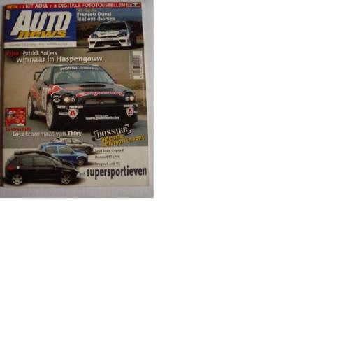AUTOnews 143 Duval/Seat Leon Cupra R/Renault Clio V6/Peugeot, Livres, Autos | Brochures & Magazines, Comme neuf, Général, Envoi