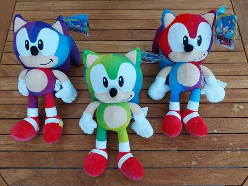 Sonic the hedgehog peluches/knuffels serie van 3 Sega nieuws, Kinderen en Baby's, Speelgoed | Knuffels en Pluche, Nieuw, Ophalen of Verzenden