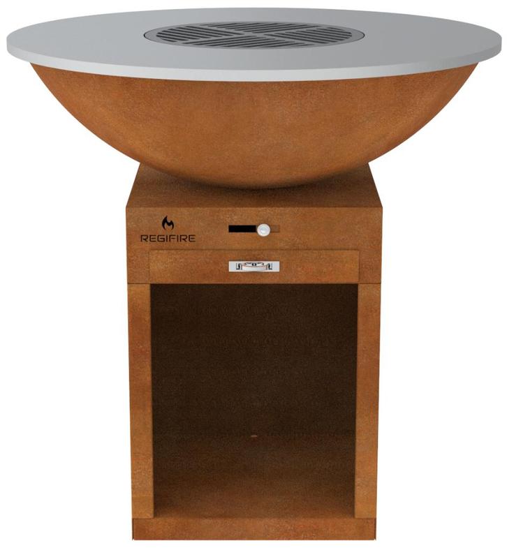 REGIFIRE BBQ klein cortenstaal, nu met 25% korting, Tuin en Terras, Houtskoolbarbecues, Nieuw, Ophalen of Verzenden