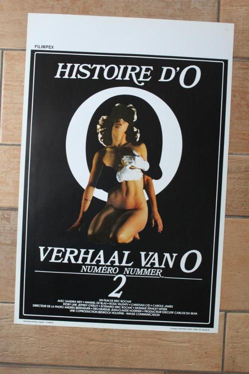 filmaffiche Histoire d'O nr 2 1984 filmposter, Verzamelen, Posters, Zo goed als nieuw, Film en Tv, A1 t/m A3, Rechthoekig Staand